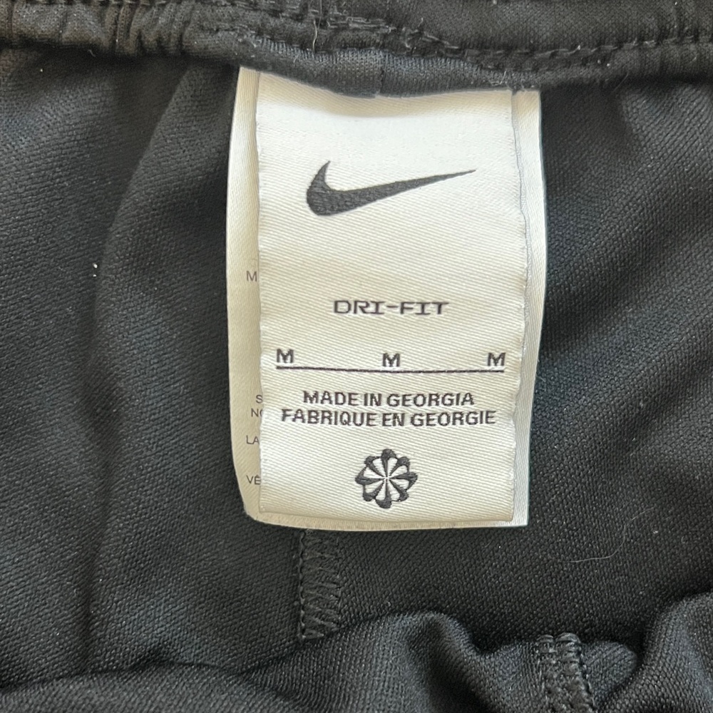 Nike Black Jogger Pants with White Logo - Picture 2 of 8